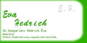 eva hedrich business card